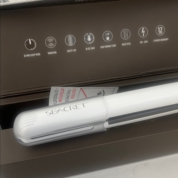 Seacret White Hair Straightener - Picture 2 of 5